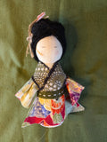 Wood Japanese Doll 14cm