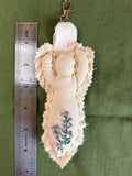 🌿 Embroidered Intention Keychain – Handmade Sacred Doll 🌿